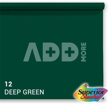 Superior Background Paper 12 Deep Green 1.35 x 11m