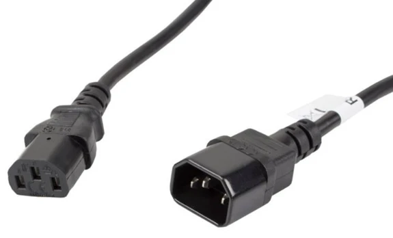 LANBERG CA-C13E-11CC-0050-BK ilgintuvo maitinimo kabelis C13-> C14 5m VDE
