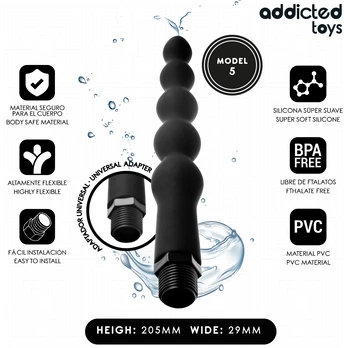 ADDICTED TOYS - Analinis valiklis su universaliu adapteriu