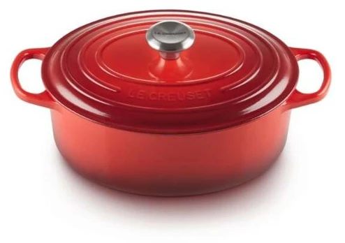 Le Creuset Bräter Signature oval 27cm kirschrot
