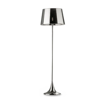 Floor lamp with 1 light LONDON, E27, juodas