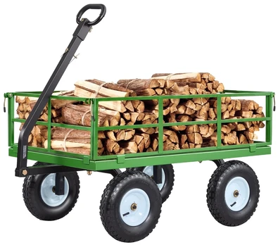 VEVOR Plieninis sodo vežimėlis 544 kg