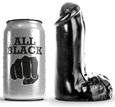 Dildo ALL BLACK 13 cm