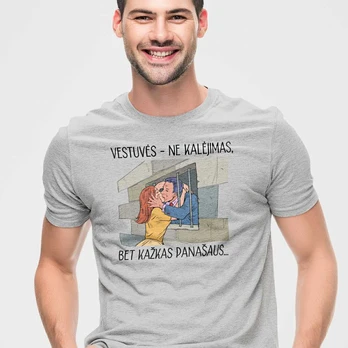 Marškinėliai "Vestuvės"