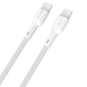 Dudao L9C Max 240W PD USB-C - USB-C 2m Cable - Baltas