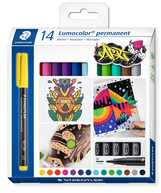 STAEDTLER 317C14 - Permanent-Universalstift M Set 14 Farben
