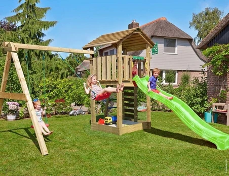Žaidimo aikštelė Jungle Gym Cottage 2-Swing