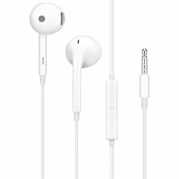 [Užsakomoji prekė] Ausinės In-Ear Jack, Microfon - Oppo (MH156) - Baltas (Bulk Packing) FOZ031