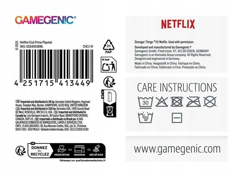 Gamegenic „Stranger Things“ – „Prime Playmat“ – „Hellfire Club“