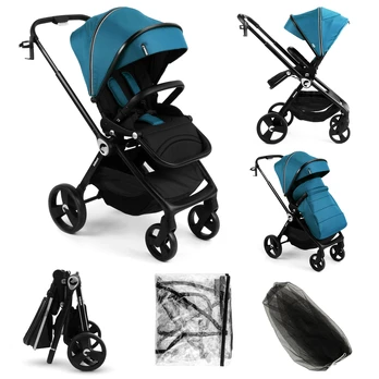 Kidnort Isbjörn Blue Vaikiškas vežimėlis