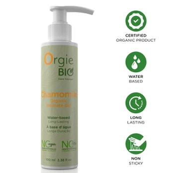 Orgie Bio Chamomile vandens pagrindo lubrikantas, 100 ml