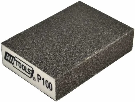 AW-Tools AWTOOLS ŠLIFAVIMO KALADĖLĖ 100x70x25mm P 60