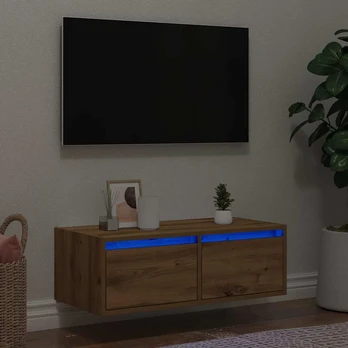 Televizoriaus spintelė su LED, artisano, 75x35,5x25 cm