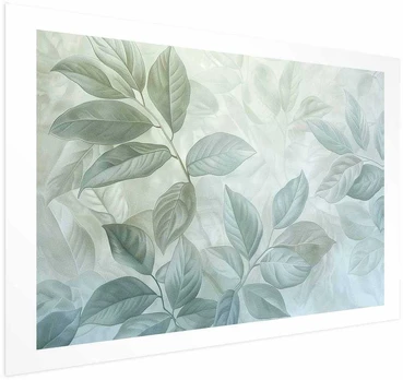 Artgeist Plakatas - Mint Leaves - large botanical motif