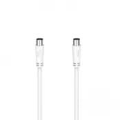 Antenna cable Hama 90dB 1,5m white kaina