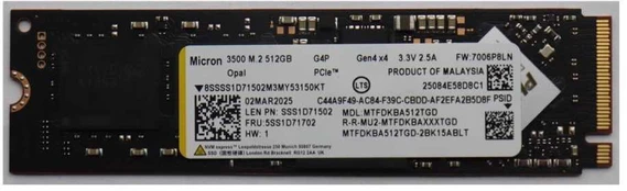 Lenovo M.2 PCIe NVMe SSD