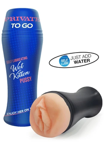 Masturbatorius PRIVATE WET KITTEN LUBE TO GO VACUUM CUP