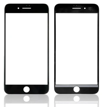 LCD stikliukas Apple iPhone 8 Plus su rėmeliu ir OCA juodas V2 ORG