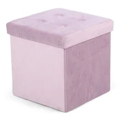 Pufas Domoletti, violetinis, 38 cm x 38 cm x 38 cm