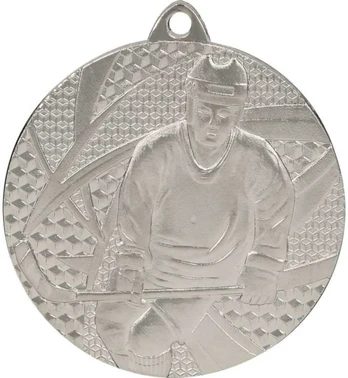 Tryumf Medal sidabrinė- hokej - medal plieno