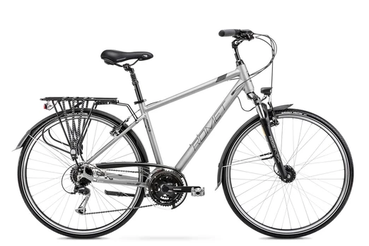 Dviratis Romet Wagant 5 28" 2022 silver-graphite-21" / L