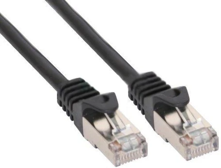 InLine Patchord Crosover S/FTP, Cat.6, juoda, 15m (73615X)