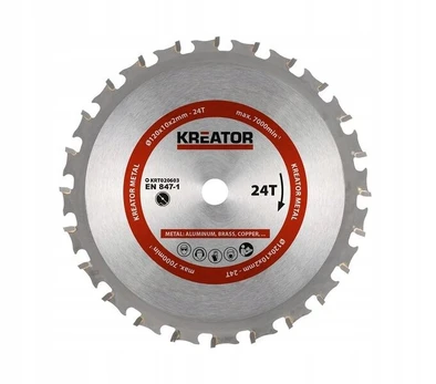 Kreator pjovimo diskas metalui ir aliuminiui 120x10mm 24t