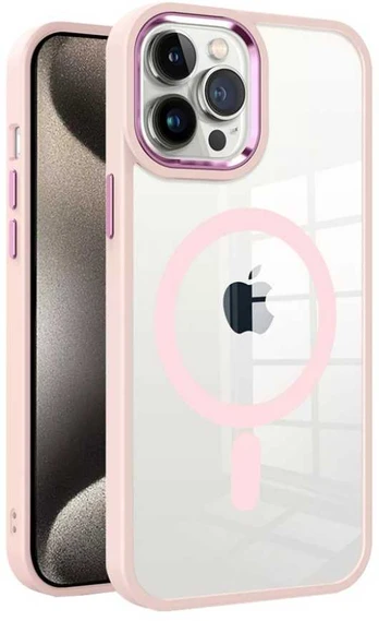Reach Dėklas Premium Mag Cover Apple iPhone 14 Plus rožinis