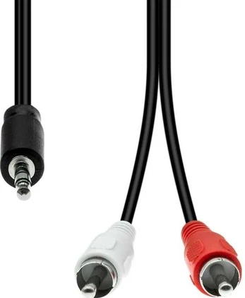 Proxtend 3-Pin to 2 x RCA Cable M-M Juodas 2M