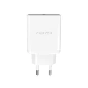 Įkroviklis Canyon H-20, USB Type C, balta, 20 W kaina