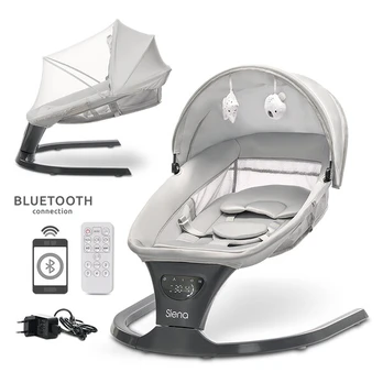 Elektrinis gultukas-sūpuoklė Lorelli Siena Light Grey