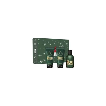 Dsquared2 Žalias WOOD CASE 3 pcs