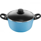 2H pot with lid 24 cm blue kaina