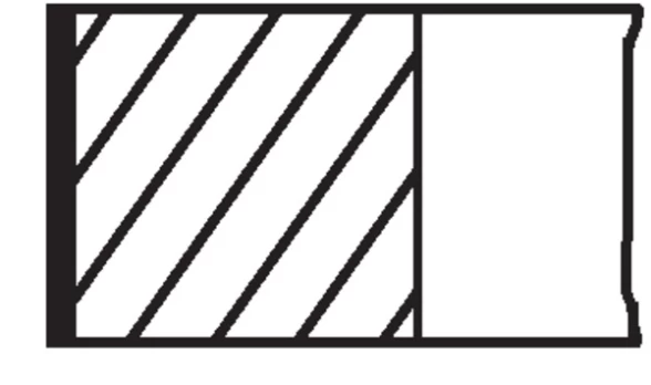 MAHLE 030 55 N0 Piston ring set
