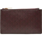 Piniginė Calvin Klein Emblem Aop Top Zip Cardcase LV04F1084G Ruda
