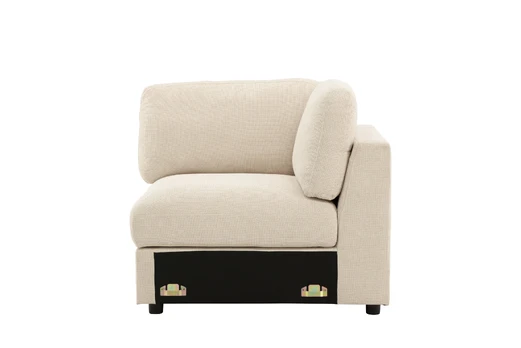 Salerno Corner - Beige Fabric /