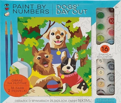 Painting by numbers Dogs