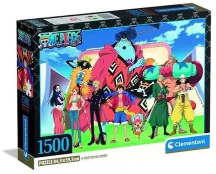 Clementoni CLE puzzle 1500 Compact One Piece 31746