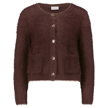 Kardiganas moterims, Raudona, Short Cardigan