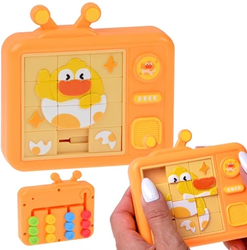 Jokomisiada Double-Sided Sensory Puzzle CHICK Maze Sliding Puzzle ZA6425