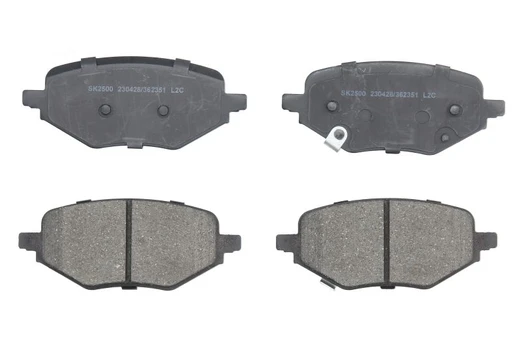 Stabdžių trinkelių rinkinys, diskinis stabdys SAMKO 5SP2351