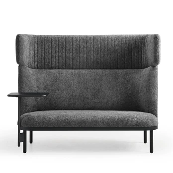 Sofa Caldera Duo su staliuku, pilka