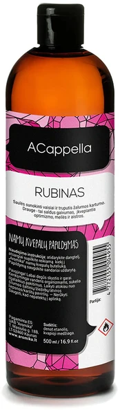 Namų kvapas Acappella Ruby Reed Diffuser Refill, 500 ml