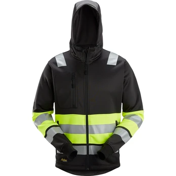 Džemperis su kapišonu 8038 Hi-Vis SNICKERS WORKWEAR , klasė 1