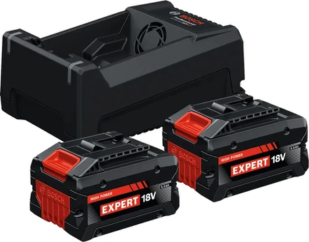 Bosch Starter Set 2xEXBA18V-55, GAL 12V/18V-80, CT