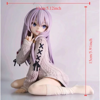 1 vnt. Merginos Anime Megztinis Suknelė Dekoras