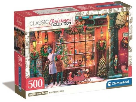Clementoni CLE puzzle 500 Compact Old Toy Shop 35567