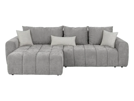 Kairinė kampinė sofa Chill_Me, 168x298x90 cm, pilka