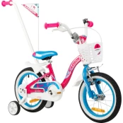 Dviratis Karbon Mimi 14 pink-blue kaina