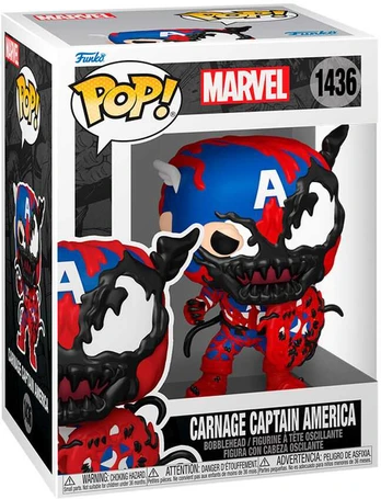 Funko POP figure Marvel Carnage Captain America